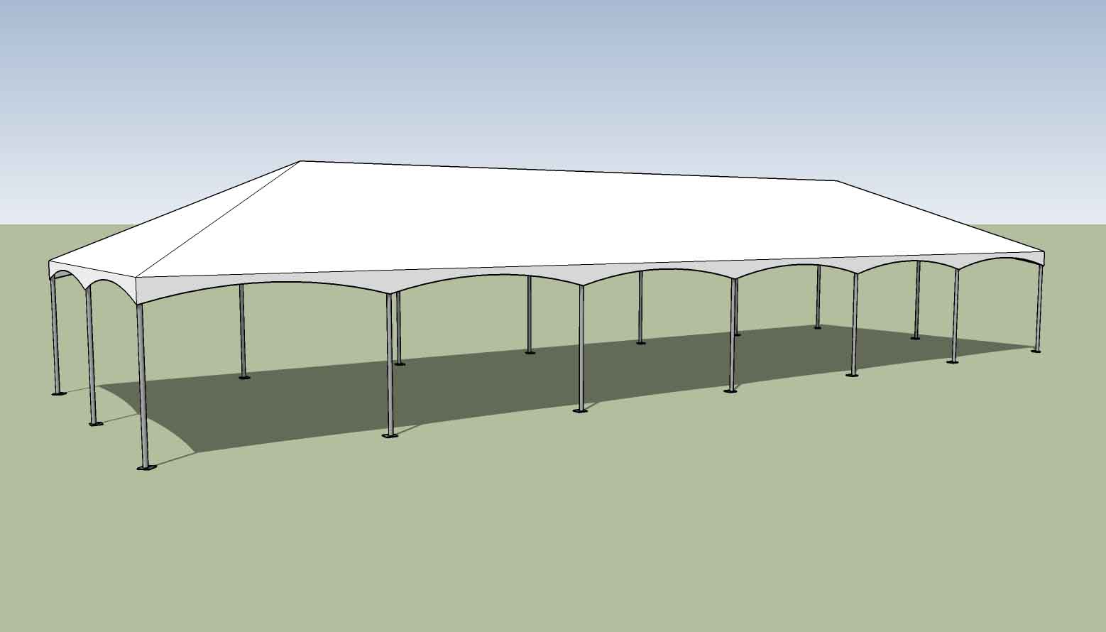 20x60 frame tent